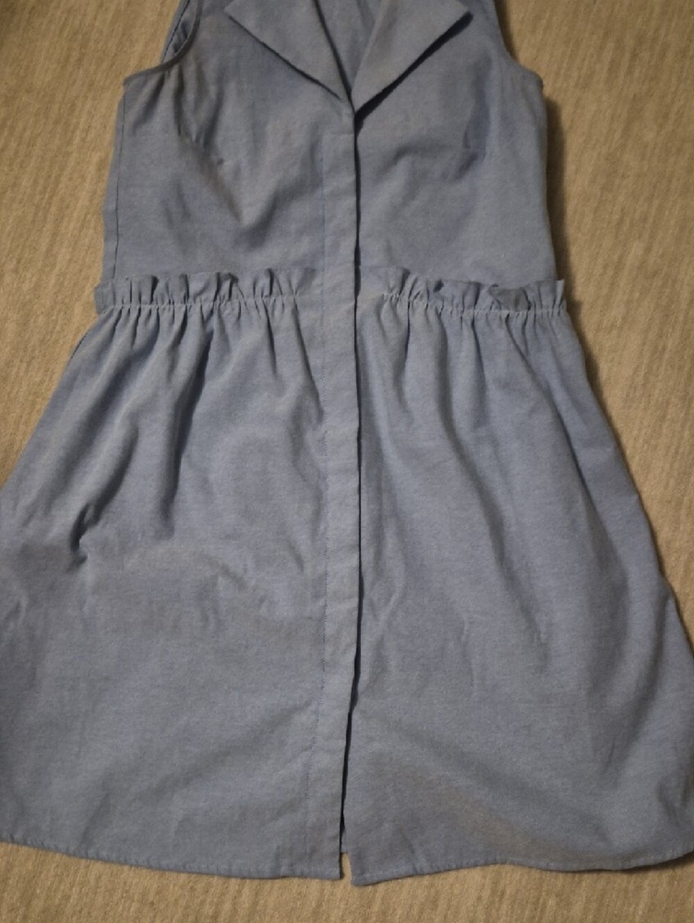Tuckernuck Sleeveless Oxford Royal Dress - Picture 5 of 6